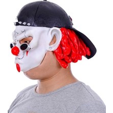Lateks Şapkalı Gözlüklü Beyaz Maske