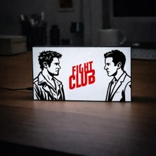 Masa Lambası - Fight Club (Dövüş Kulübü) Adaptörlü Dekoratif & Hediyelik Lamba