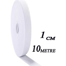 Sıhhat Dardokuma 1 cm 10 mt Beyaz Dokuma Lastik   - Paça Lastik , Alez Lastik , Çok Amaçlı Lastik
