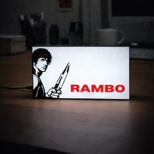 Gişe Arts Masa Lambası - Rambo Adaptörlü Dekoratif & Hediyelik Lamba