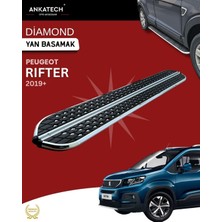 Ankatech Peugeot Rifter diamond krom Yan Basamak 203 cm 2019 Üzeri