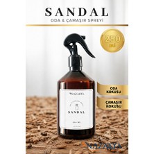 Nazalya Sandal - Oda ve Çamaşır Spreyi Oda Kokusu Kalıcı ve Ferah Etkili Room Spray 250ML