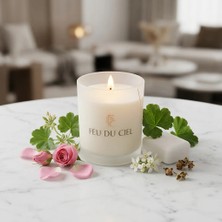 Feu du Ciel Premium Waterfall Beyaz Sabun Kokulu Mum 150 gr