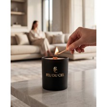 Feu du Ciel Signature Volcano Amber Sedir Ve Lavanta Kokulu Mum 150 gr