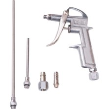 Parça Metal Uzun ve Kısa Hava Tabancası Seti - Hava Püskürtme ve Temizleme Aracı ( Lisinya )