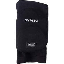 Avessa Profesyonel Siyah Voleybol Dizliği XS Konforlu Tasarım ve Sporcu Dostu Ergonomi