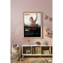 Giftcrea Kişiye Özel Film Posteri Ahşap Tablo | Girlflix Uv Baskı Çerçeveli