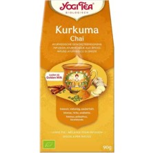 Yogi Tea Kurkuma Chai 90 gr – Organik Demleme Zerdeçallı Baharat Çayı (Golden Milk Uyumlu)