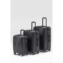 Wander Bag Morvex 3’lü Valiz Seti Küçük (Kabin) Orta Büyük Boy Bavul 360° Döner Teker