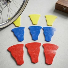 Tech Butiq 9 Adet Renkli Bisiklet Tekerlek Süsü