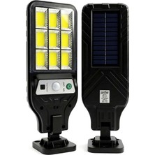 Panther PT-2911 Işık - Hareket Sensörlü Solar LED Duvar Lambası - Güneş Enerjili Bahçe Aydınlatması