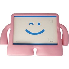 Ipad 5 Air 9.7 Kılıf Karakter Tablet Silikon - Açık Pembe