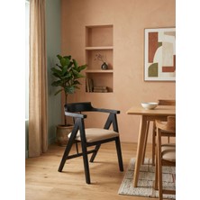 Gazzini Furniture Bristol Kolçaklı Ahşap Sandalye