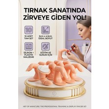 Transformacion Protez Tırnak Manikür Eğitim ve Sunum Parmakları 10 Adet