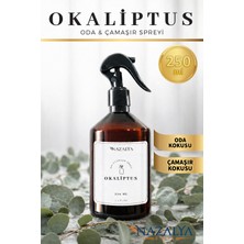 Nazalya Okaliptus - Oda ve Çamaşır Spreyi Oda Kokusu Kalıcı ve Ferah Etkili Room Spray 250ML