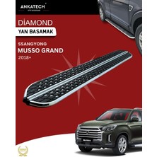 Ankatech Ssangyong Musso diamond krom Yan Basamak 203 cm 2018 Üzeri
