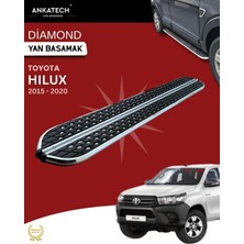 Ankatech Toyota Hilux 8 diamond krom Yan Basamak 203 cm 2015-2020
