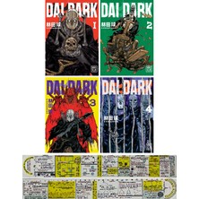 Athica Books Dai Dark 1-2-3-4. Ciltler Manga Seti + Özel Cetvel