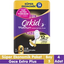 Orkid Platinum Gece Ekstra Plus Süper Ekonomik Paket 14X4 56 Adet