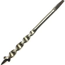Fenerli Ahşap Burgu El / Matkap Ucu - Dört Köşe 16 mm