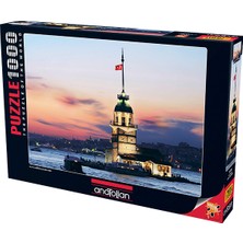 Anatolian 1000 Parçalık Kız Kulesi Puzzle - Zorluk Seviyesi: Standart, Kaliteli Materyal ile Eğlenceli  3125