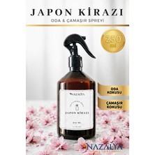 Nazalya Japon Kirazı - Oda ve Çamaşır Spreyi Oda Kokusu Kalıcı ve Ferah Etkili Room Spray 250ML
