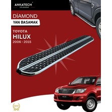 Ankatech Toyota Hilux 7 diamond krom Yan Basamak 203 cm 2006-2015