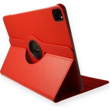 Ipad Pro 11 (2020) Kılıf 360 Tablet Deri Kılıf - Kırmızı