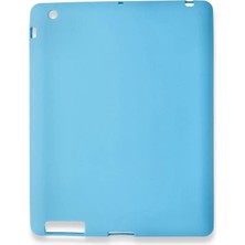 Ipad 4 9.7 Kılıf Evo Tablet Silikon - Mavi