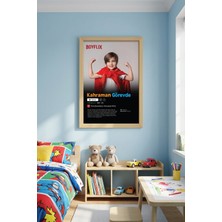 Giftcrea Kişiye Özel Film Posteri Ahşap Tablo | Boyflix Uv Baskı Çerçeveli
