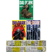 Athica Books Dai Dark 2-3-4. Ciltler Manga Seti + Özel Cetvel