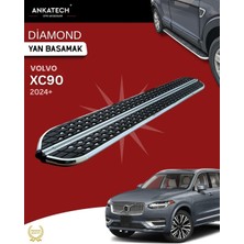 Ankatech Volvo XC90 Makyajlı diamond krom Yan Basamak 203 cm 2024 Üzeri