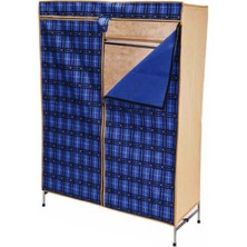 Portatif Gardrop Metal Iskelet - Bez Örtü 42X105CM (5067)