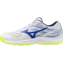 Mizuno Break Shot 5 Ac Unisex Tenis Ayakkabısı Beyaz / Mavi