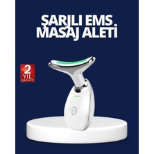 Yüz ve Boyun Sıkılaştırıcı Cilt Bakım Cihazı | Ems Mikro Akım & Kırışıklık Giderici - Lisinya