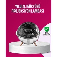 Uzay Temalı Projeksiyonlu Nemlendirici USB Güçlü Gece Lambası - Lisinya