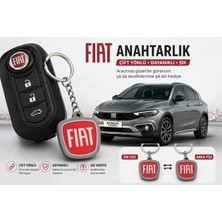 YSN Sounds Fiat Anahtarlık , Fiat Logolu Çift Yönlü Araç Anahtarlık - Fiat Araba Anahtarlığı