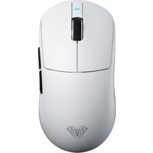 Aula V9 Pro 26000 DPI PAW3395 Sensör 8000Hz Tri-Mode Kablosuz Oyuncu Mouse RGB Omron Switch Lightweight E-Spor Gaming Mouse Siyah