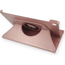 Samsung Galaxy T500 Tab A7 10.4 Kılıf 360 Tablet Deri Kılıf - Rose Gold