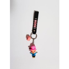Anahtarlık Pembe Şapkalı Çocuk