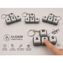 YSN Sounds Wasd Clicker Anahtarlık , Wasd Klavye Clicker Araç Anahtarlığı - Asdw Araba Anahtarlık