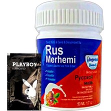 Süper Rus Merhemi Blue 22-2:0024 Glegnid Rus Merhemi 50 ml Tüy Kremi+ Yanında Jel -