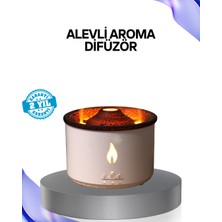 Volkan Efektli Aroma Difüzörü – Sessiz Çalışma, Otomatik Kapanma ve LED Işık - Lisinya
