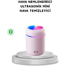 USB Bağlantılı LED Işıklı Hava Nemlendirici – Sessiz ve Kullanıcı Dostu Tasarım - Lisinya