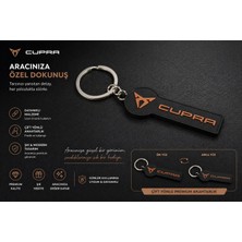 YSN Sounds Cupra  Anahtarlık , Cupra Logolu Çift Yönlü Araç Anahtarlık - Cupra Araba Anahtarlığı