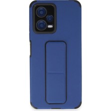 Vintessy Xiaomi Poco X5 5g Kılıf Mega Standlı Silikon - Mavi