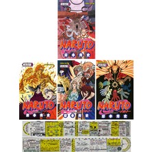 Gerekli Şeyler Yayıncılık Naruto 57-58-59-60. Ciltler Manga Seti + Özel Cetvel