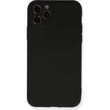 Vintessy Apple Iphone 11 Pro Kılıf Nano Içi Kadife Silikon - Siyah