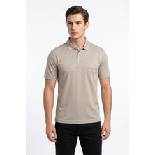 Çizgi Triko Erkek Polo Yaka Cepli Tişört 5107 BGL-ST04562
