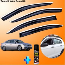 Caraks Mondeo Mügen Cam Rüzgarlığı Abs Nikelaj Krom Cam Rüzgarlığı 2001-2007 + Ebrayn Lastik Parlatıcı